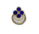 Blue Stone Kundan Buti Patch ✨ – Designer Pearl Embellishment for Lehenga & Blouse