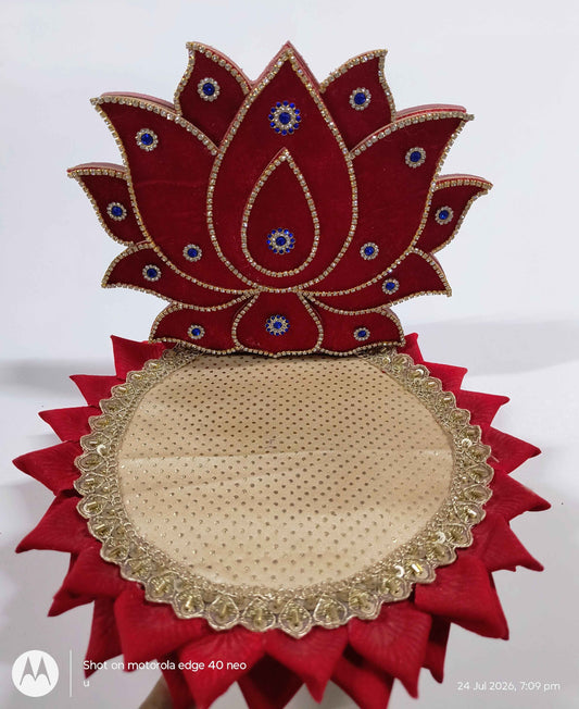 New Lotus Design Laddu Gopal Singhasan ✨
