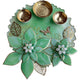 Mint Green 3D Lotus Resin Pooja Thali (8 Inch) ✨