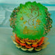 Green Ganesha Mantra Resin Photo Frame Idol Stand ✨