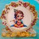 Bal Krishna Flute Resin Photo Frame Idol Stand ✨