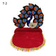 Elegant Peacock Laddu Gopal Singhasan ✨